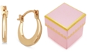 Macy's Children's Small Round Hoop Earrings in 14k Gold